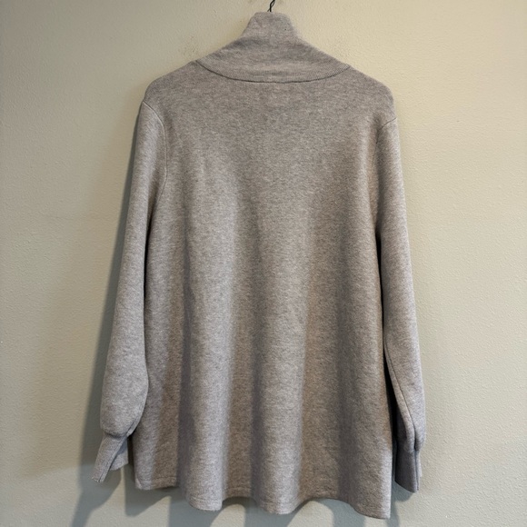 Soft Surroundings Long Sleeve Henley Tunic Sweater 1X - Picture 3 of 9
